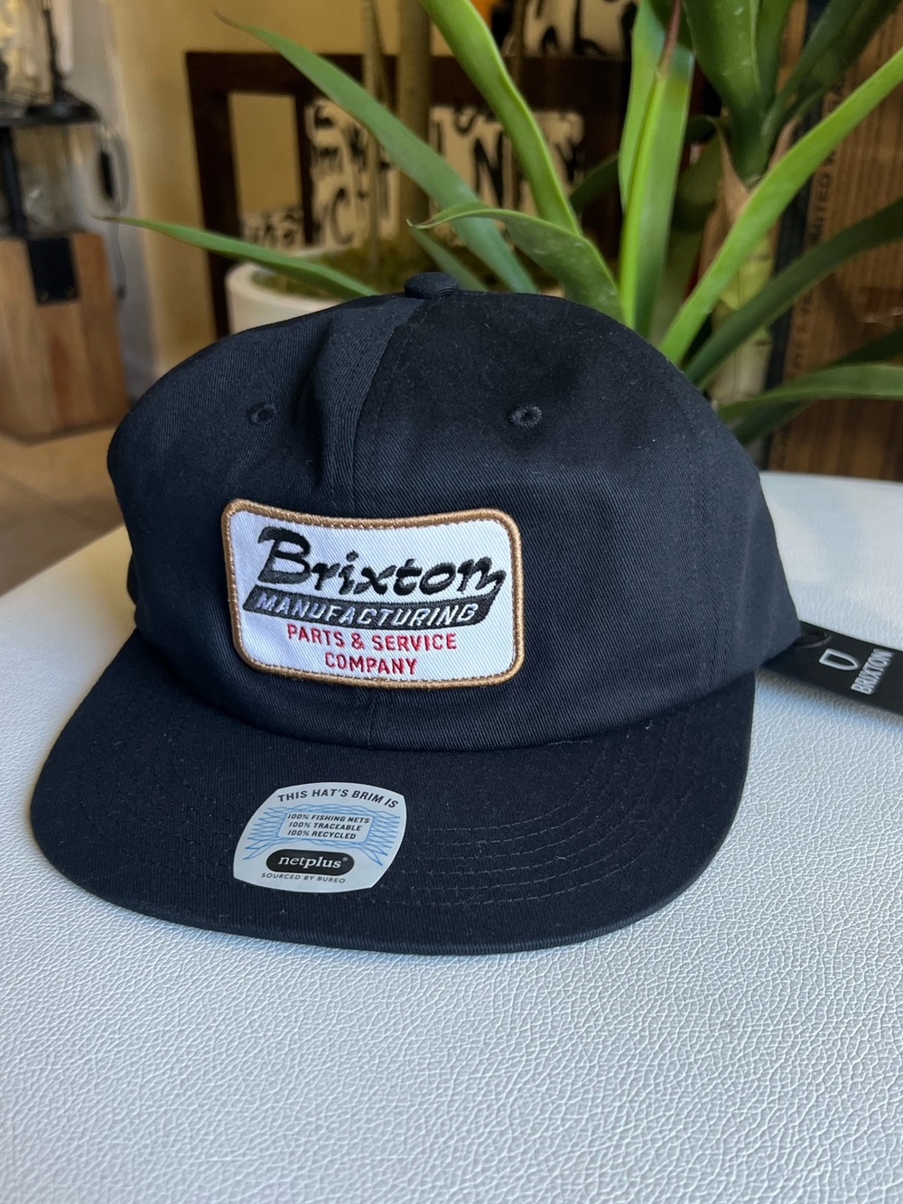 Brixton Black Patch Logo Baseball Cap O/S